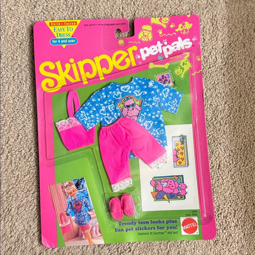 Vintage Skipper Pet Pals Fashion‎ Pack (Mattel, 1991)